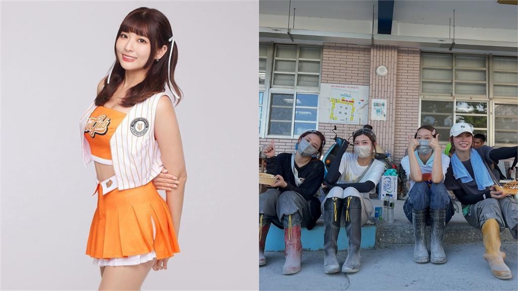「南台最頂」啦啦隊奔花蓮救災中暑累倒 瑟七吐心聲曝災區慘況:去就對了!