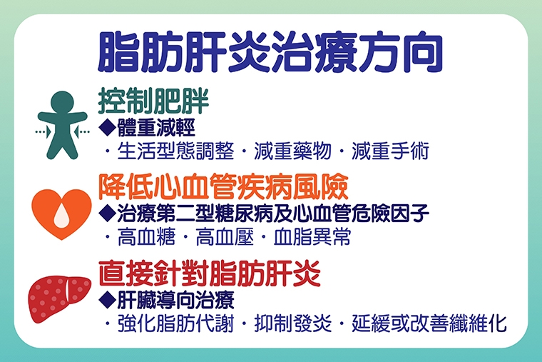 脂肪肝炎不痛不癢？ 減重、用藥併改善生活型態防惡化