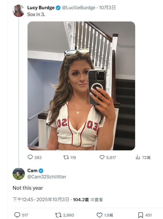 MLB(影)/洋基火球新秀成功飆出第13K! 賽一句話讓死忠紅襪辣妹網紅無言