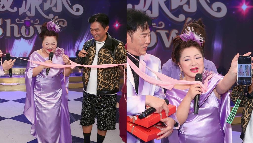 吳宗憲送粉紅比基尼「後背僅細線死撐」 白冰冰嗨喊「1條件」穿上遊街!