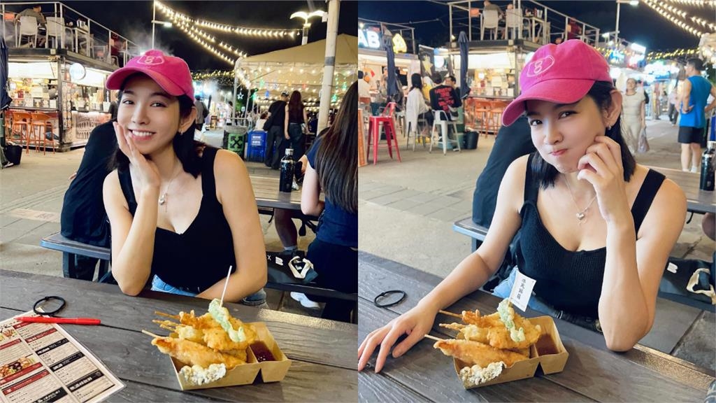 大稻埕碼頭「超兇短髮辣妹」竟是米可白!才收工「私下猛秀好料」網急了