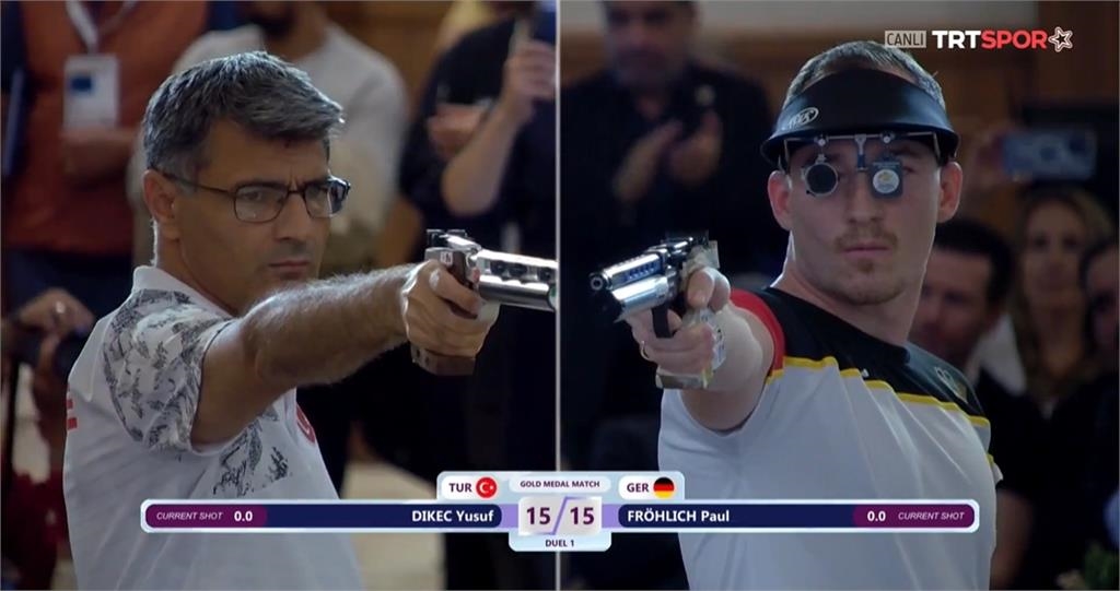 射擊/土耳其大叔又發威了!再度「無課金0裝備上陣」射下歐錦賽金牌