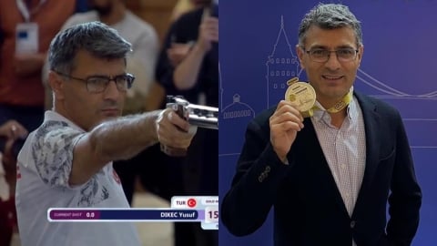 射擊／土耳其「無課金大叔」又發威了！再度「0裝備上陣」射下歐錦賽金牌