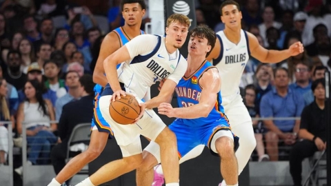 NBA(影)/選秀狀元「旗子哥」熱身賽初登場引關注!賞衛冕軍雷霆麻辣鍋全場嗨翻