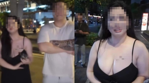 黑男配對尷尬…辣妹轉身見高壯男「臉秒垮」遭炎上!女方回嗆:智X台男根本看不上