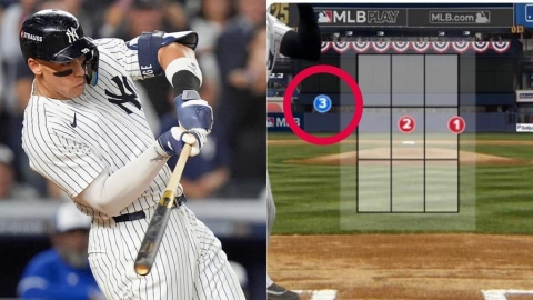 MLB(影)/這轟有多難?法官「夢幻揮擊」含金量破表 洋基主帥讚嘆、投手服了