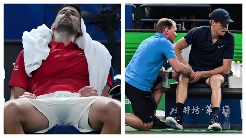 網球(影)／上海賽超危險！喬帥嘔吐、前球王抽筋退賽球員不忍直言：要在場上熱死嗎？