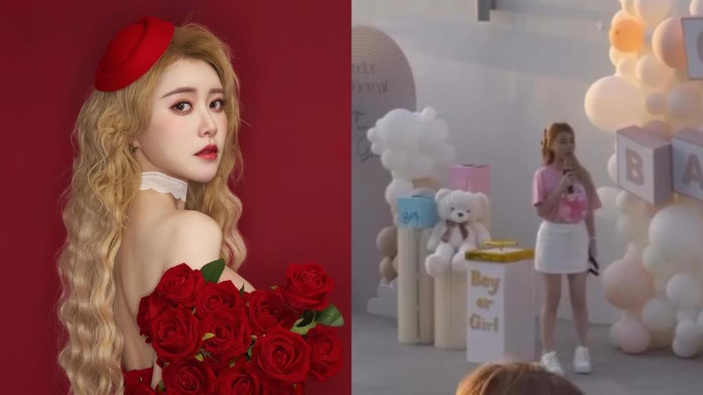 28歲饅頭媽嗨喊「迎來四寶」挺肚揭性別！煙火炸出「這顏色」答案曝光