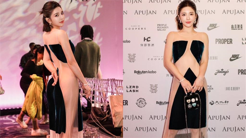 壯壯「透明戰袍」辣登時裝週 加碼放送「趴車側身全沒遮」網看呆:快脫窗!