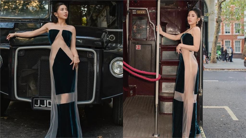 壯壯「透明戰袍」辣登時裝週 加碼放送「趴車側身全沒遮」網看呆:快脫窗!