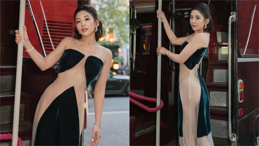 壯壯「透明戰袍」辣登時裝週 加碼放送「趴車側身全沒遮」網看呆:快脫窗!