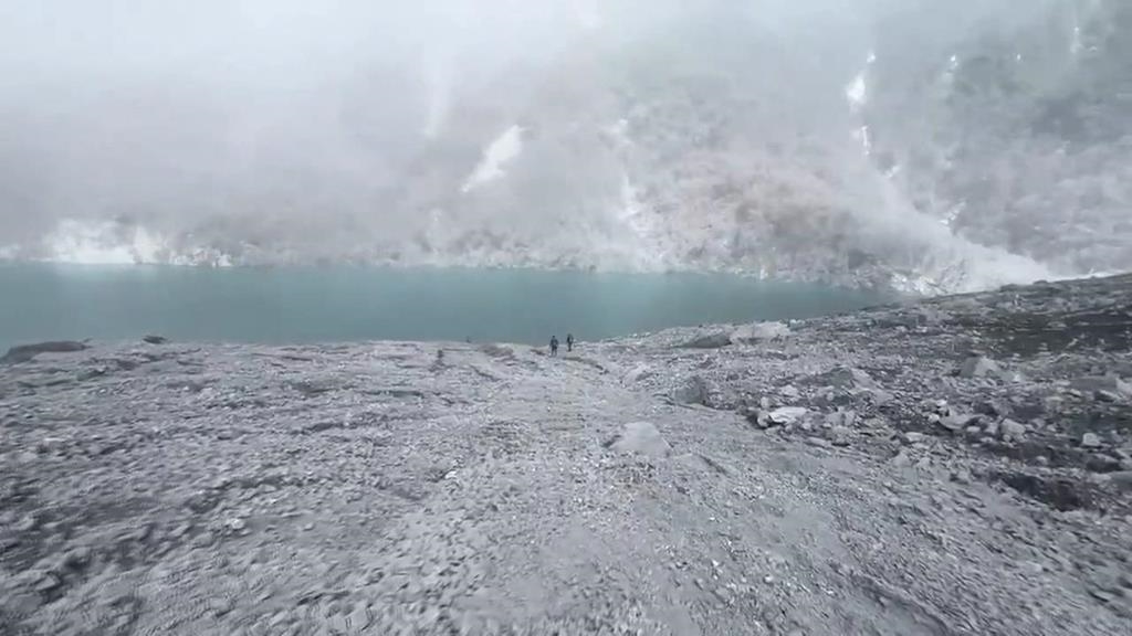 林保署觀測堰塞湖地表持續變形　集水區可見多處新裂縫