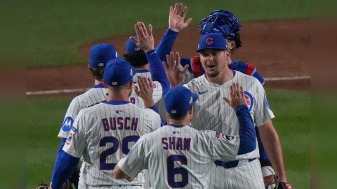 MLB(影)/小熊首局得4分擊退釀酒人續命! Busch首打席開轟寫季後賽紀錄