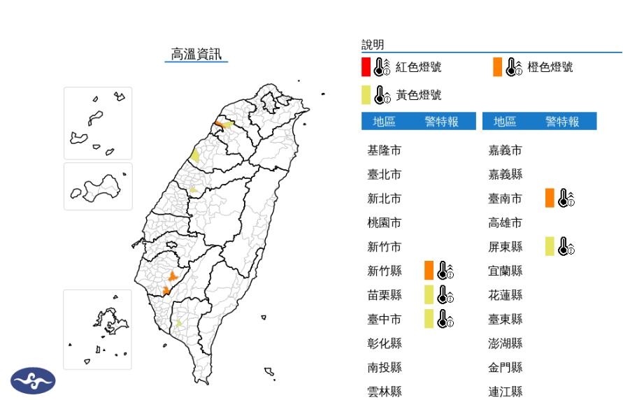 快新聞／注意防曬！5縣市熱浪來襲　「這2地」恐連飆36度