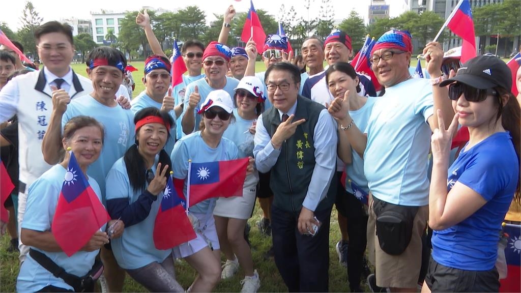 六都賀國慶! 蔣萬安沒帶兒唱國歌.黃偉哲謝市民團結