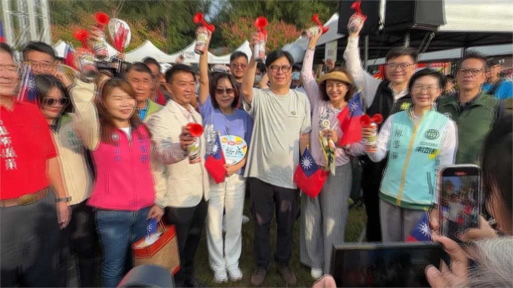 六都賀國慶! 蔣萬安沒帶兒唱國歌.黃偉哲謝市民團結