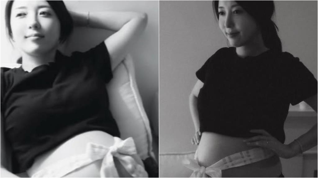 女星五熊順利升格當「新手媽」 IG突曬「一家三口同框照」喜迎雙十寶寶!