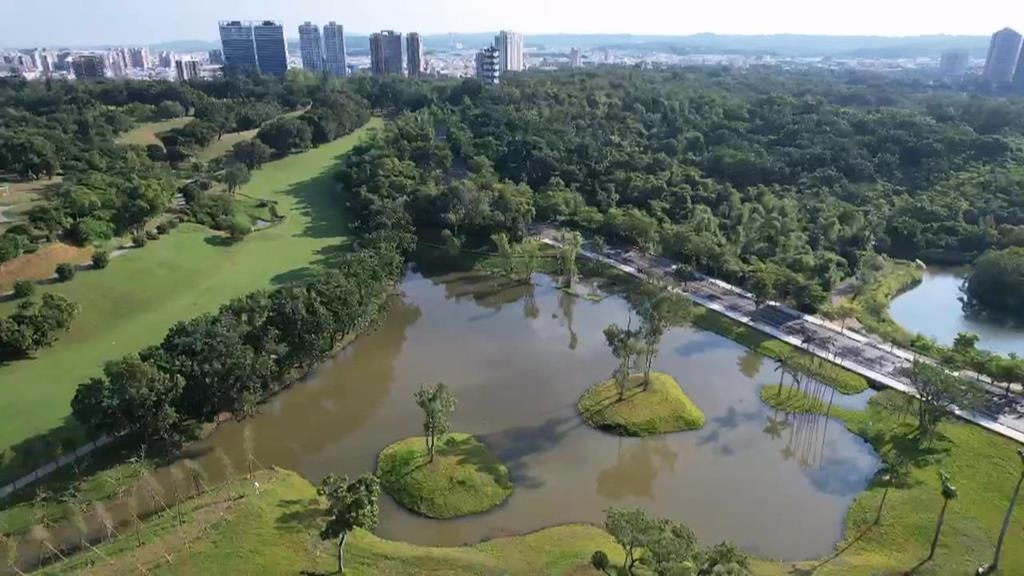 高球場變公園！　高雄「果嶺自然公園」開放首日湧人潮