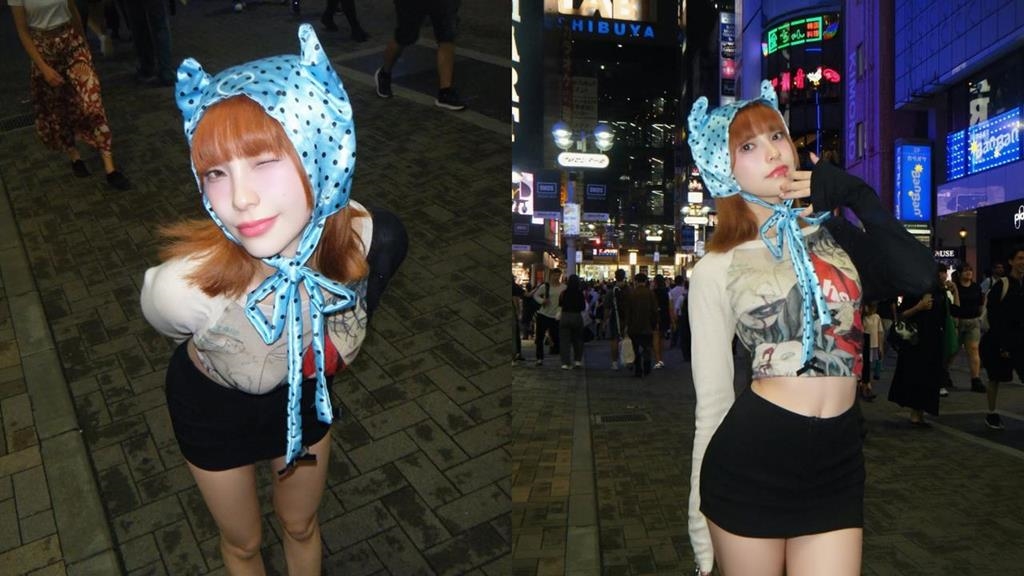 李芷霖挺過不倫風波！飛日本辣曬中空裝「彎腰險被看光」網一看全急了