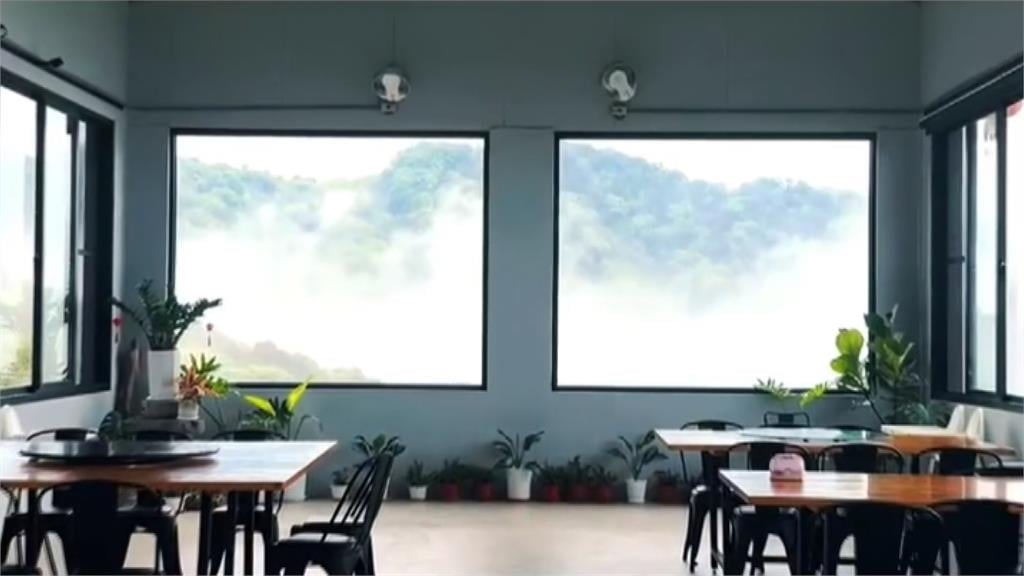 苗栗無菜單餐館三面環山　吃飯配雲海超享受