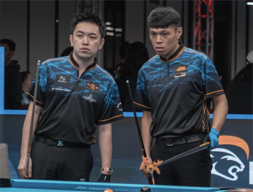 撞球/獻給已故「火雲邪神」張榮麟!台將吳坤霖/謝佳臻奪男子雙打世錦賽冠軍