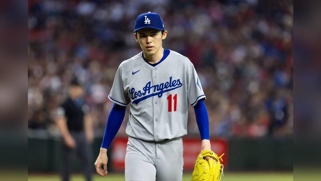 MLB(影)／提前上班破道奇「8局魔咒」球迷轟動！佐佐木朗希飆火球連續解決9人