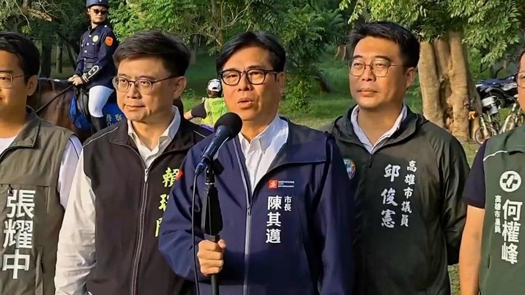 國慶升旗首度移師澄清湖　陳其邁讚：高雄綠地面積贏過中央公園