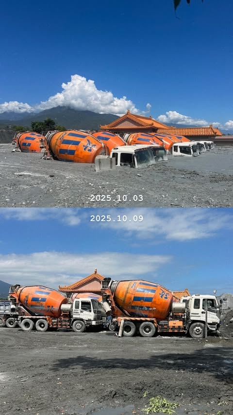 40萬鏟子超人大軍「八門遁甲」全開！ 秀超強清淤前後比對圖40萬鏟子超人大軍「八