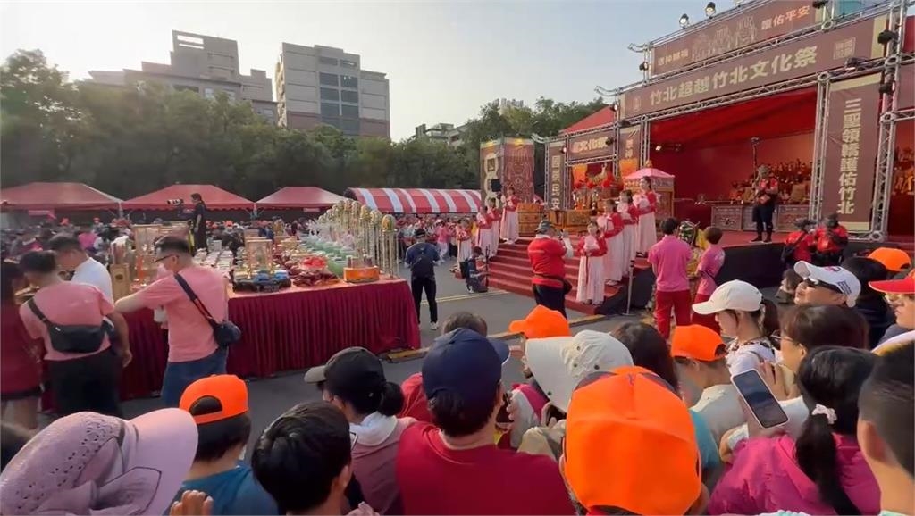 竹北市人口正式突破22萬 市公所舉辦眾神祈福文化祭