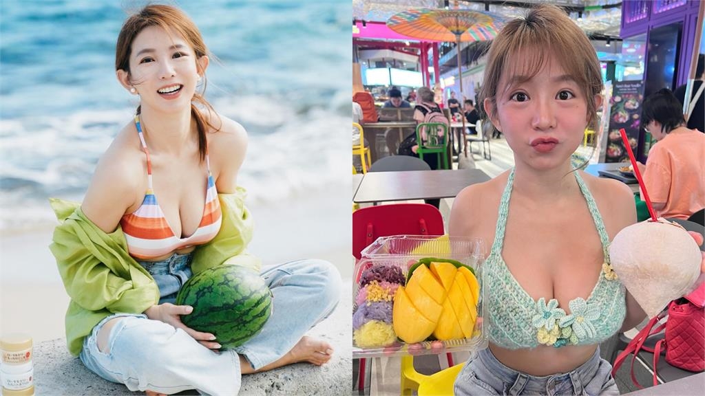 郭書瑤國慶殺很大「脫了只剩bra」！由下而上斜拍「麻糬險掉出」霸佔全螢幕