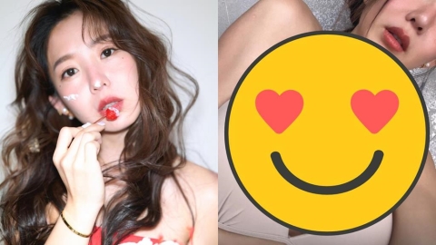 郭書瑤國慶殺很大「脫了只剩bra」！由下而上斜拍「麻糬險掉出」霸佔全螢幕