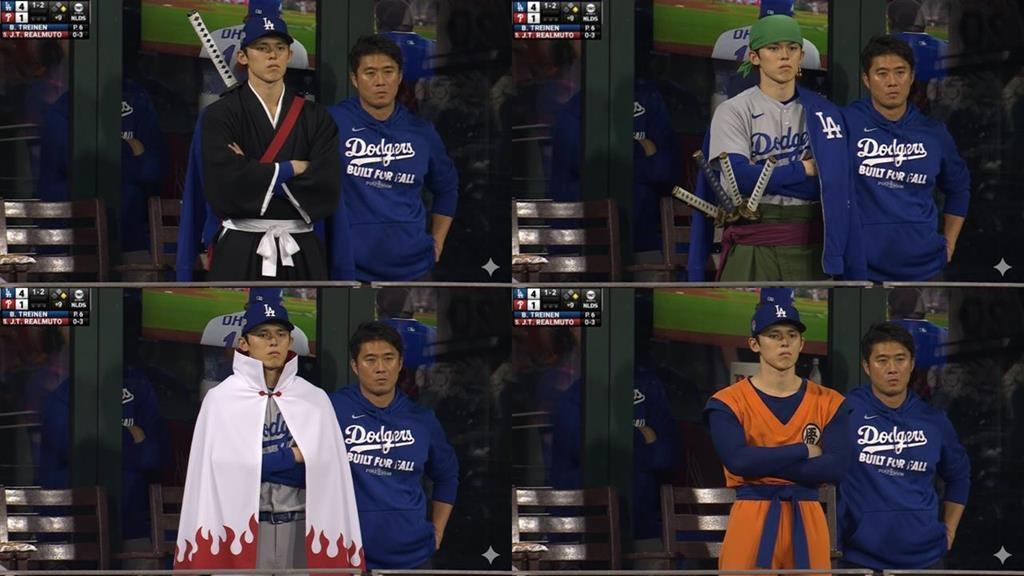 MLB／佐佐木朗希霸氣抱胸成迷因！網友神P圖化身動漫人物超逗趣