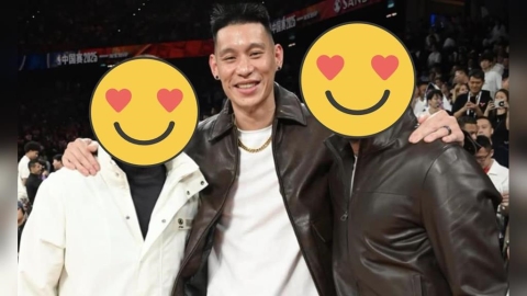 NBA/這是什麼夢幻合照!林書豪站「C位」笑摟2位港、英「超級巨星」澳門留影