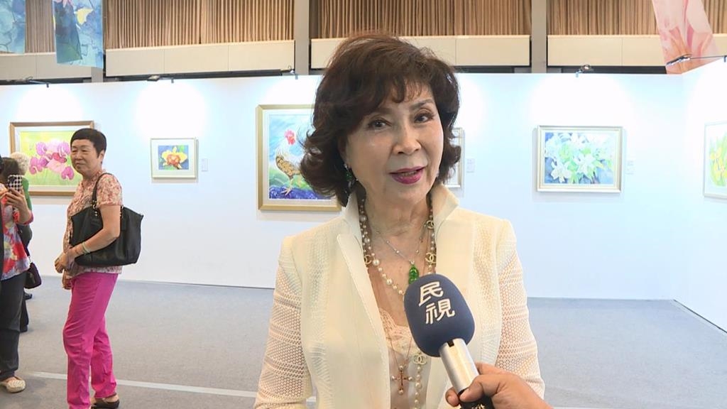 最美主持人「白嘉莉」在高雄　舉辦為期一週個人畫展