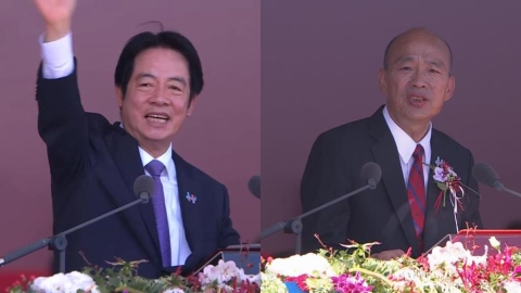 賴清德、韓國瑜「國慶談話1幕」值得重複看！譚艾珍點名「這群人」幫台灣轉運