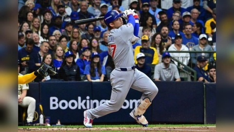 MLB(影)／追平大谷翔平、松井秀喜紀錄！鈴木誠也砲轟釀酒人助小熊扳平比數