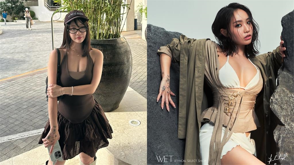 陳芳語「兩塊紅貓遮亮點」火辣畫面曝光!驚曬「台灣國旗」甜喊:生日快樂