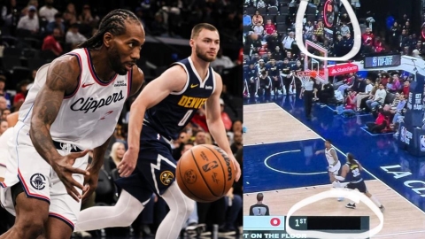 NBA(影)/熱身賽「計時器也在暖身」 快艇主場戰金塊開賽沒時間、主持罕見幫倒數