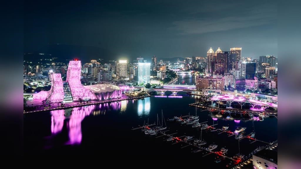 美翻！BLACKPINK來了　高雄六大地標今起點亮粉紅光海