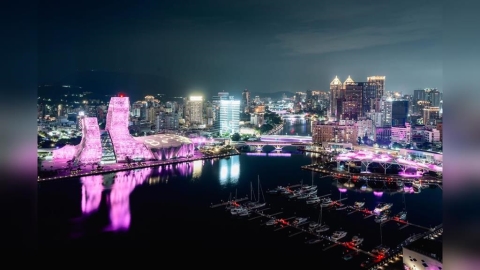 美翻！BLACKPINK來了　高雄六大地標今起點亮粉紅光海