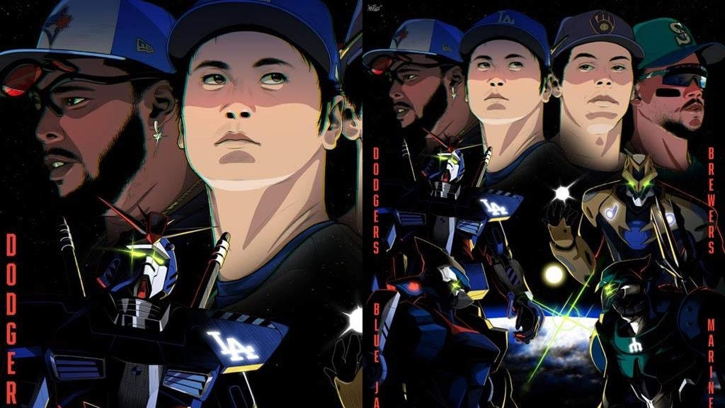 MLB／道奇變鋼彈！大聯盟「機甲風」宣傳圖文吸睛　大谷翔平領銜四隊看板球星