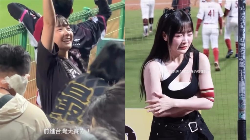 啦啦隊籃籃「樂天晉級」許願文成真!承諾「跑大巨蛋3圈」網敲碗她加碼做1事