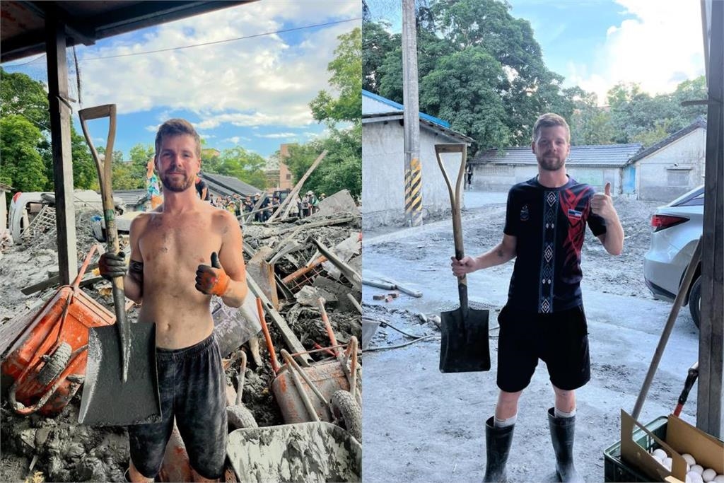 花蓮光復重生中！　美國鏟子超人曝「前後對比照」：台灣No.1