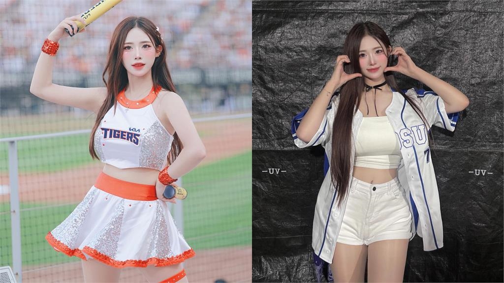 韓籍「九頭身正妹+顏值暴徒2大女神降臨PLG洋基!網嗨喊:太誇張的組合