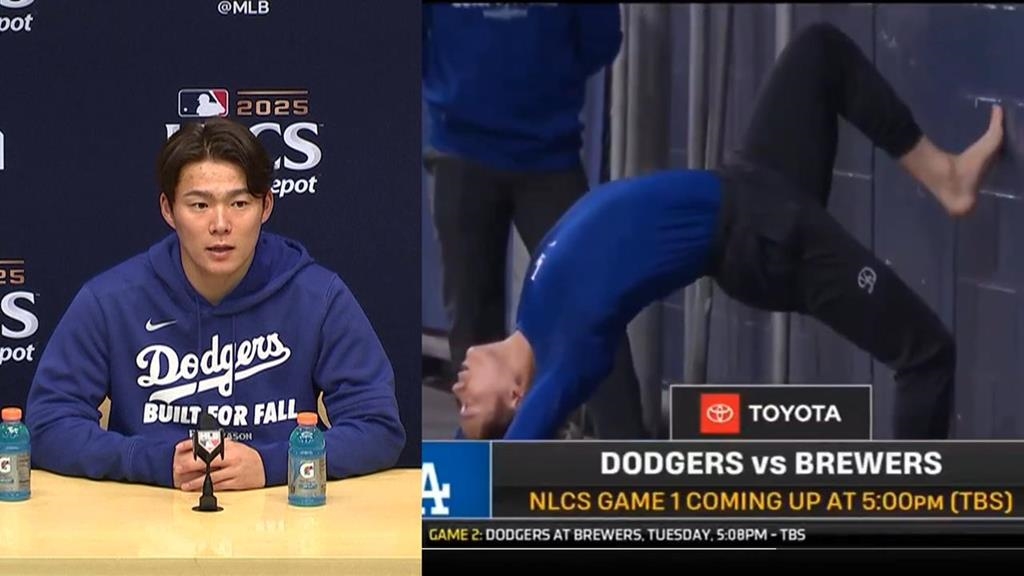 MLB(影)／好厲害的紅螞蟻！道奇開胡G2先發山本「特殊暖身」備戰、不聊染黑髮