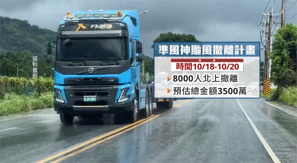 準颱風「風神」不排除侵台 協調所拍板週六撤離8000人