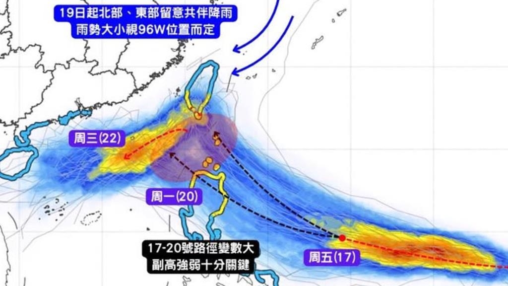 秋颱「風神」最新路徑曝光！專家揭「這天起」最近台灣…水彈恐連炸3天