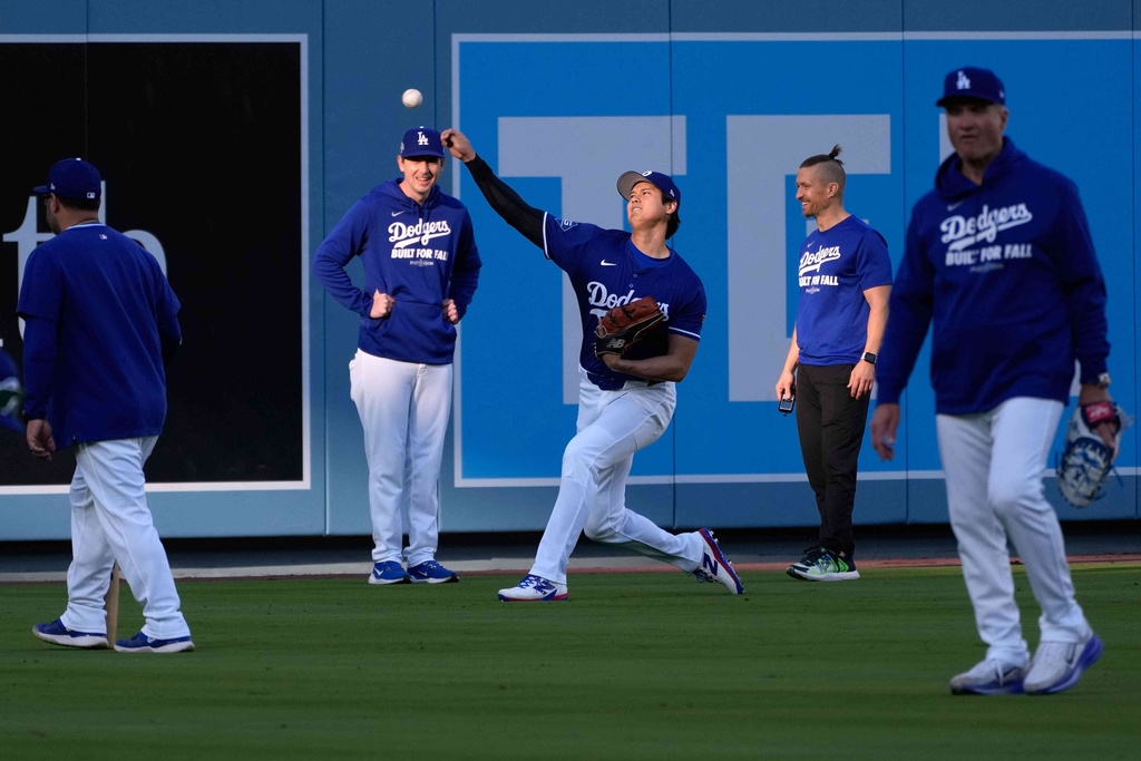 MLB(影)／大谷翔平大讚山本由伸好投！將擔任國聯冠軍戰G4先發：我不能輸