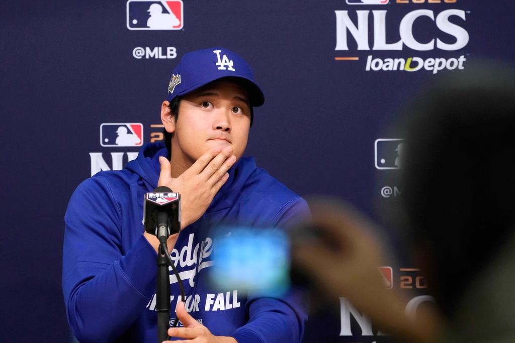 MLB(影)／大谷翔平大讚山本由伸好投！將擔任國聯冠軍戰G4先發：我不能輸