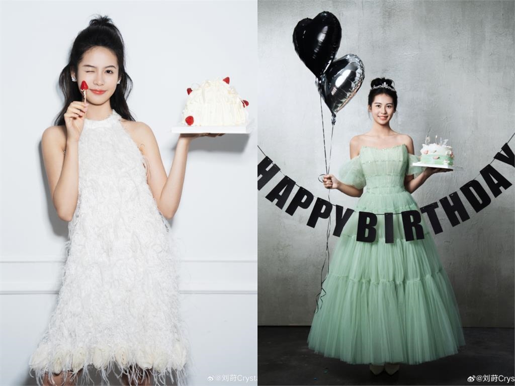 18歲「最美星二代」露香肩慶生！照片曝光網大讚：翁虹神基因